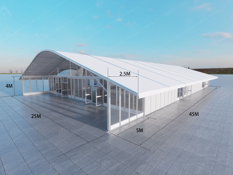 Carpa de Exhibición Arcum de 30×45 m