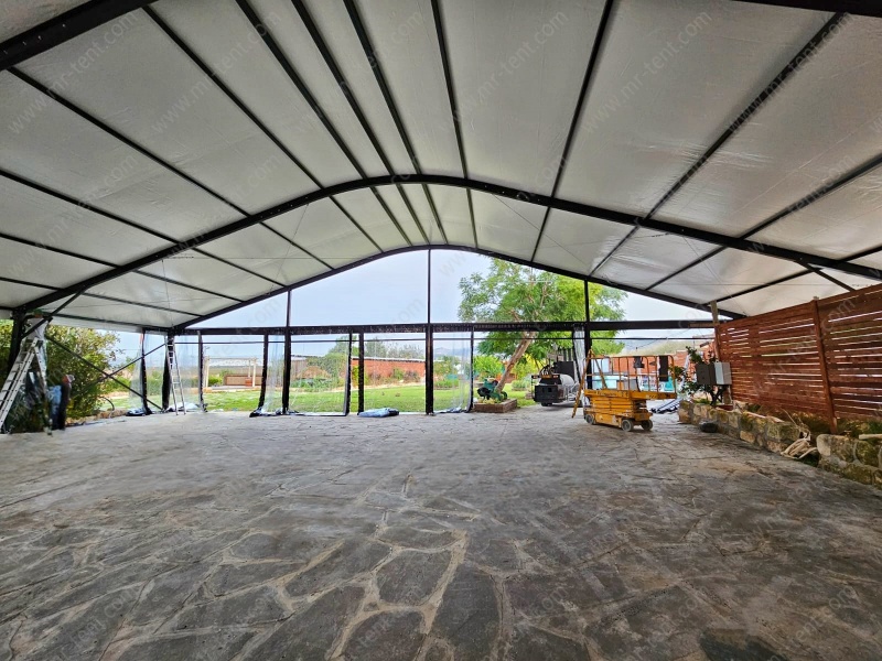 Carpa Transparente Arcum para Restaurantes