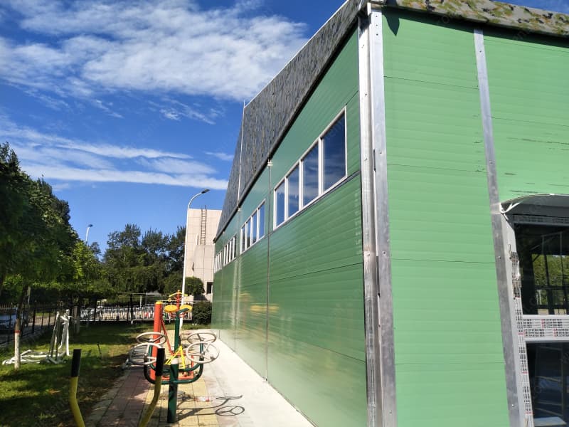 Carpa de Almacenamiento con Paredes Sándwich de Gran Formato