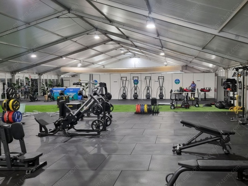 Carpa de gimnasio grande 20×50m