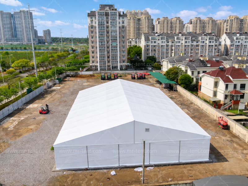 Carpa industrial de aluminio para almacén personalizable