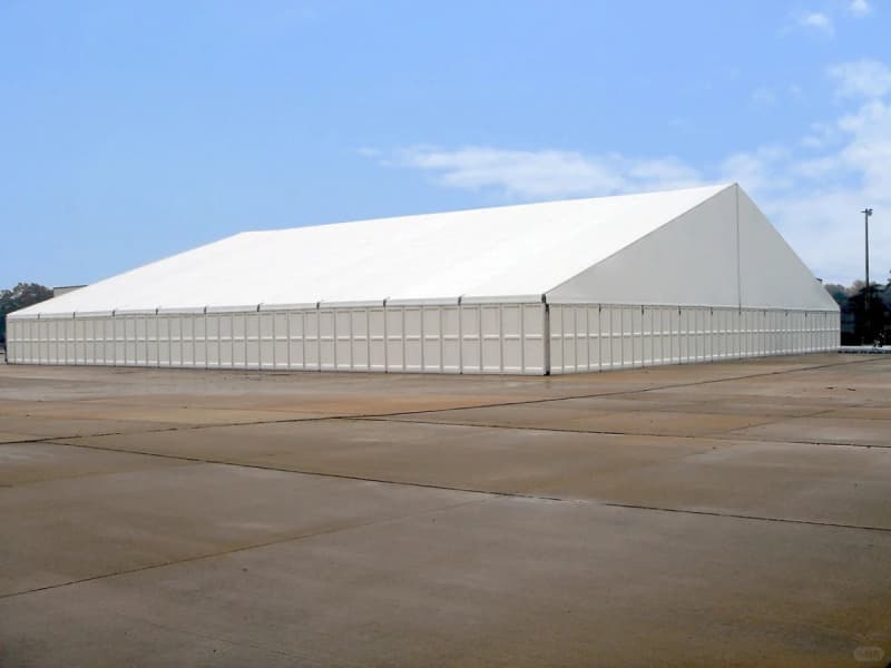 Carpa industrial de aluminio para almacén personalizable