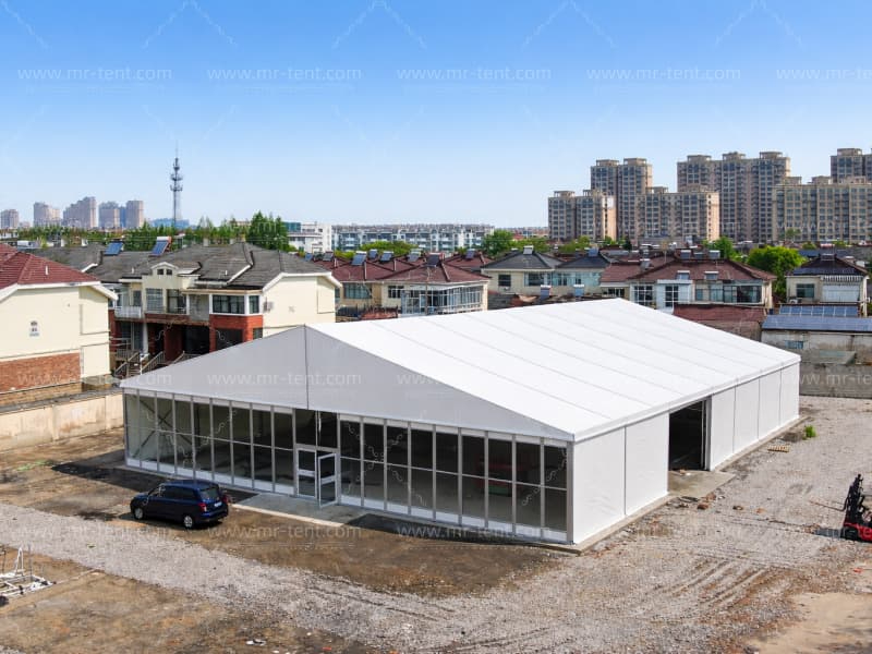 Carpa industrial de aluminio para almacén personalizable
