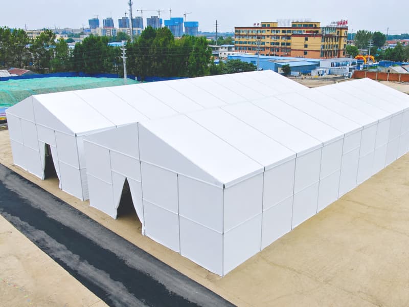 Carpa industrial de aluminio para almacén personalizable
