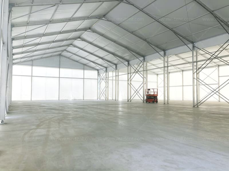 Carpa industrial de aluminio para almacén personalizable