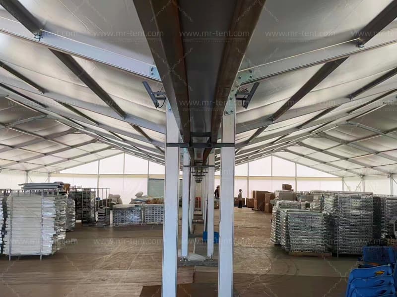 Carpas temporales grandes de almacenamiento de aluminio