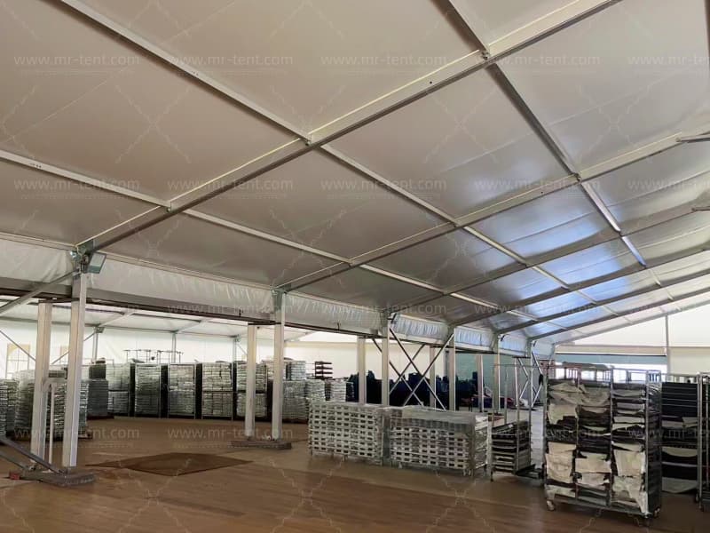 Carpas temporales grandes de almacenamiento de aluminio