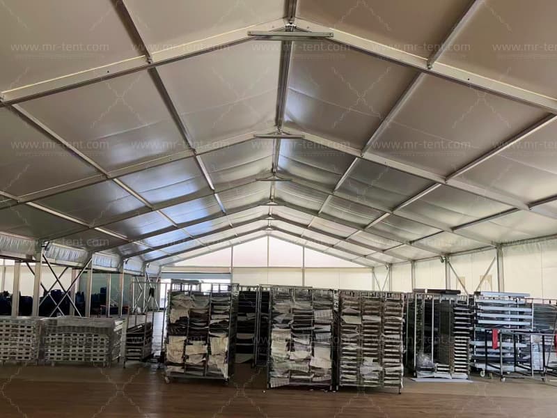 Carpas temporales grandes de almacenamiento de aluminio