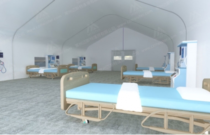 Isolation room tent