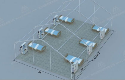 Temporary medical tent