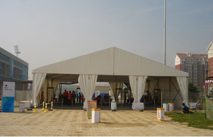 White Waterproof PVC Exhibition Tent 