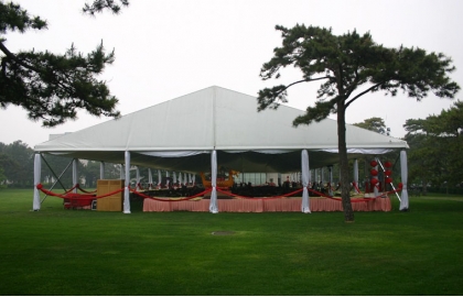 White Large 12x60m Exhibition Tent