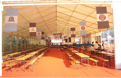 Large Beer Tent With Chairs