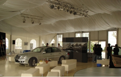 Exhibition tent large with window