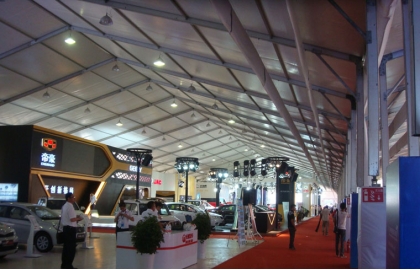 Big Aluminum Temporary Exhibition Auto Tent