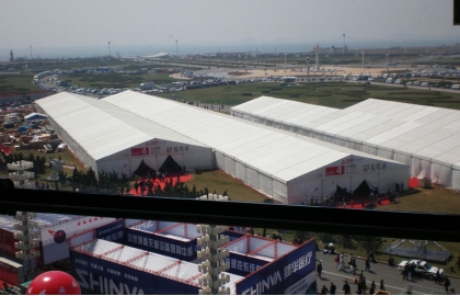 20x100m aluminum exhibition tent