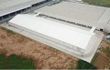 Waterproof  warehouse tent 40×150m