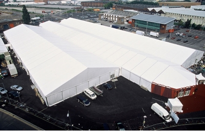 Warehouse tent storage 30x100m