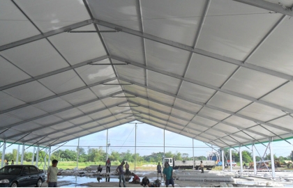 Warehouse tent aluminum 30x50m