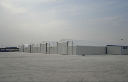 Industrial tent aluminum