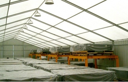 Aluminum frame stroage tent warehouse