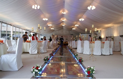 Wedding tent marquees