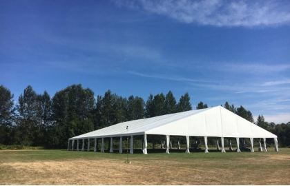 Large wedding marquee tent 30x50m