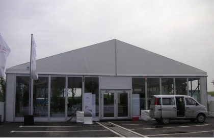 Strong large hard wall event tent