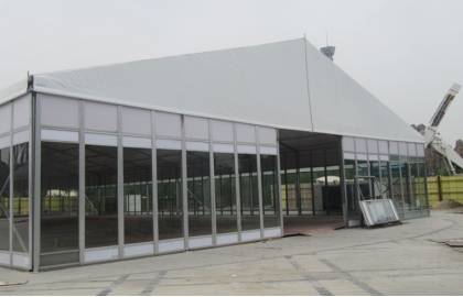 Long Life Span Event Tent Glass Wall