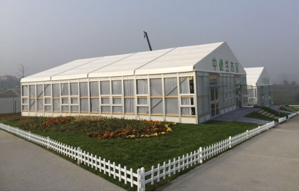Glass wall marquee tent for sale