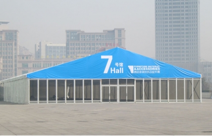25m glass wall event tent