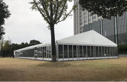 20x50m glass wall tent event tent