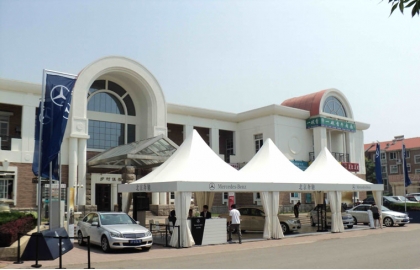 White Exhibition Pagoda Tents Outdoor
