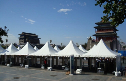 Pagoda tent with waterproof pvc for sale