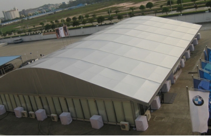 Aluminum arch tent for 500 people use