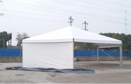 Outdoor octagonal tent for events