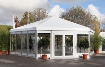 Luxury outdoor hexagonal wedding party tent