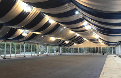 20m glass wall event tent