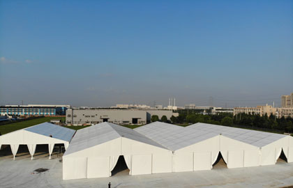 Combined warehouse tent