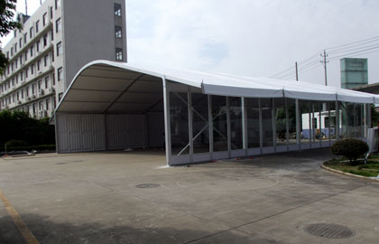 20m glass wall arcum tent