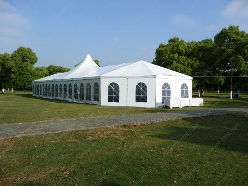 Tente en aluminium blanc mariage fête événement mixte chapelle tente