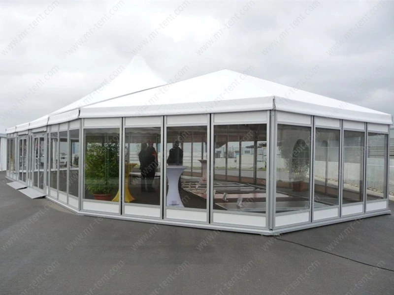 Exhibition Event Mixed Tent with Glass Wall