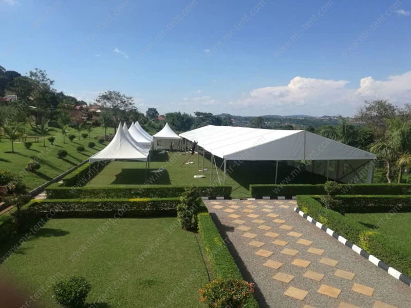 PVC Roof Aluminum Frame Tent and 10x10m Pagoda Tent