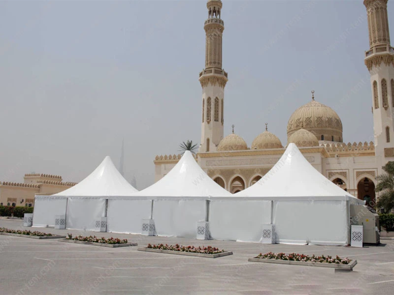 5X5m Outdoor Garden Pagoda Flea Market Tent for Party or Reception