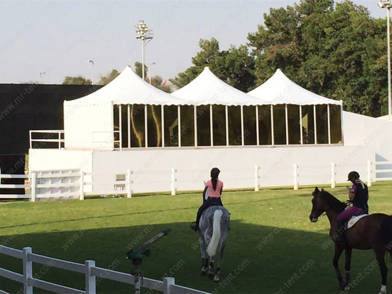 High Quality Aluminum Movable Outdoor Exhibition Pagoda Tent 8x8m