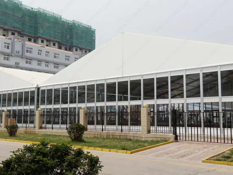 Carpas comerciales para 500 personas con paredes de vidrio a la venta