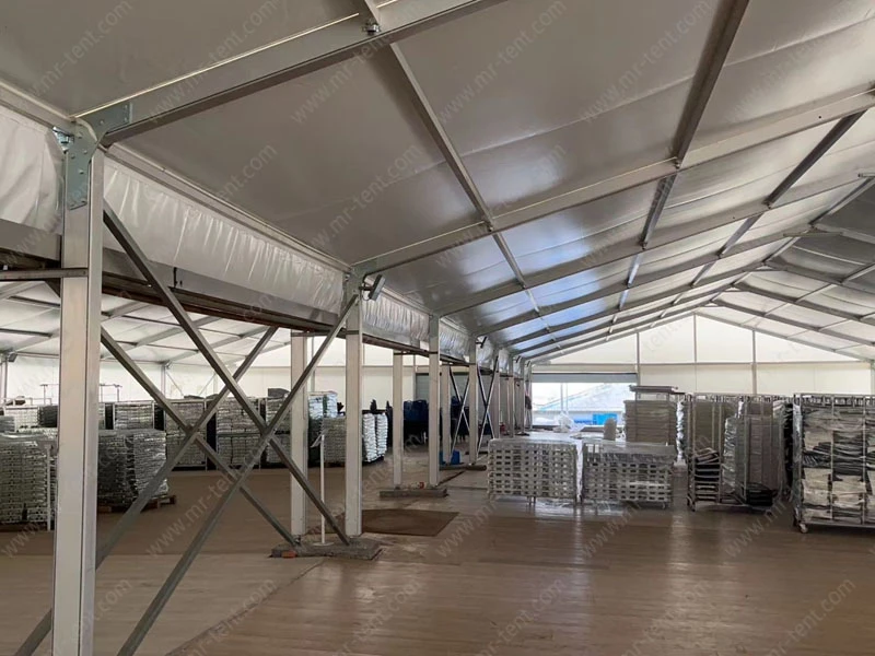 Grand extérieur mobile structure en aluminium entrepôt tente