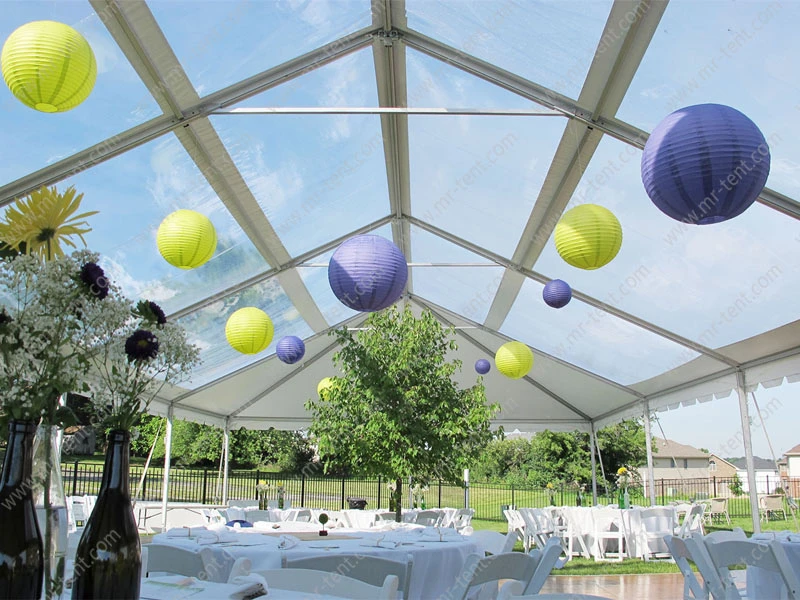 Tente de mariage transparente de luxe à vendre