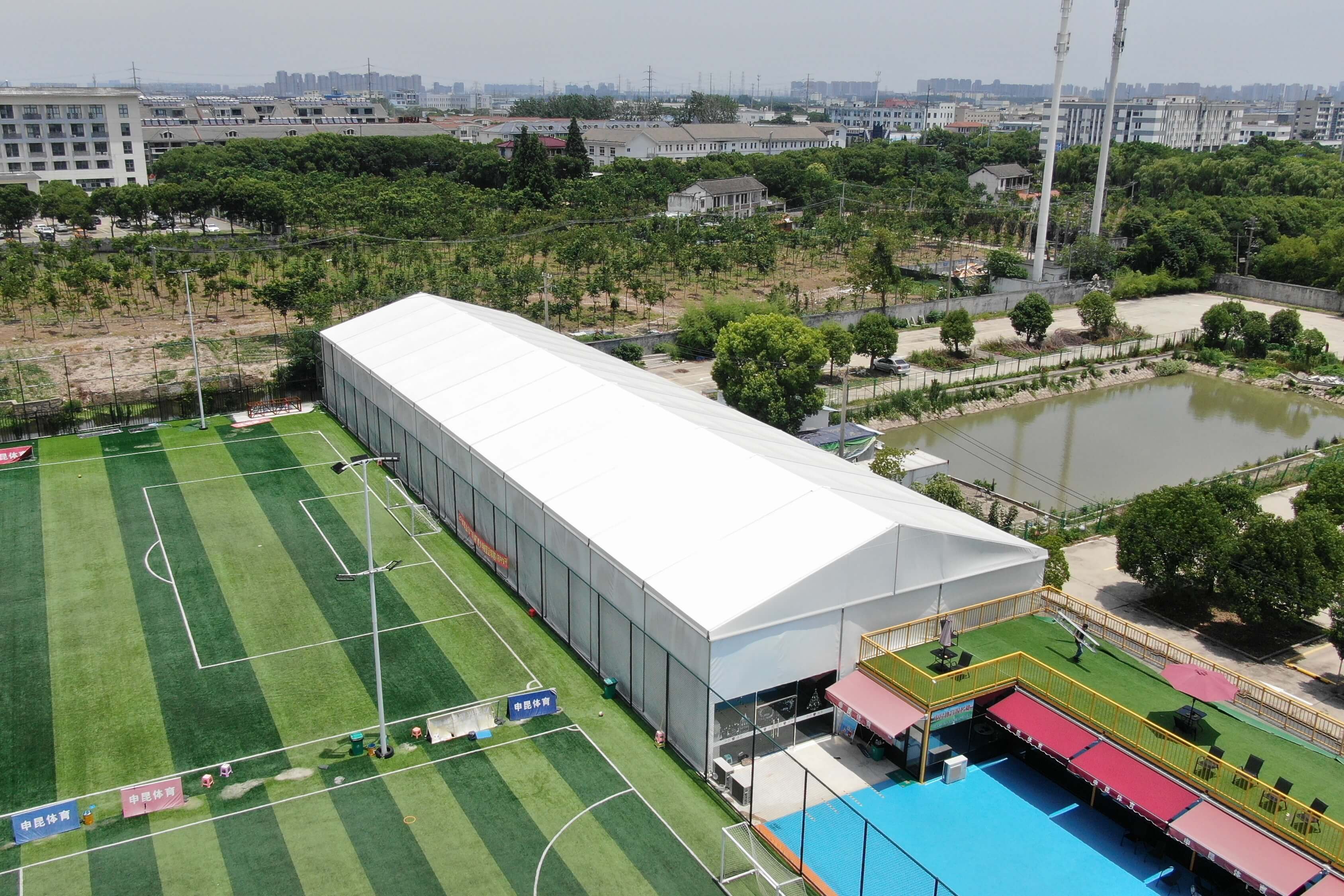 Temporary Heavy Duty Big Tents for Events Football,Badminton, Basketball, Tennis