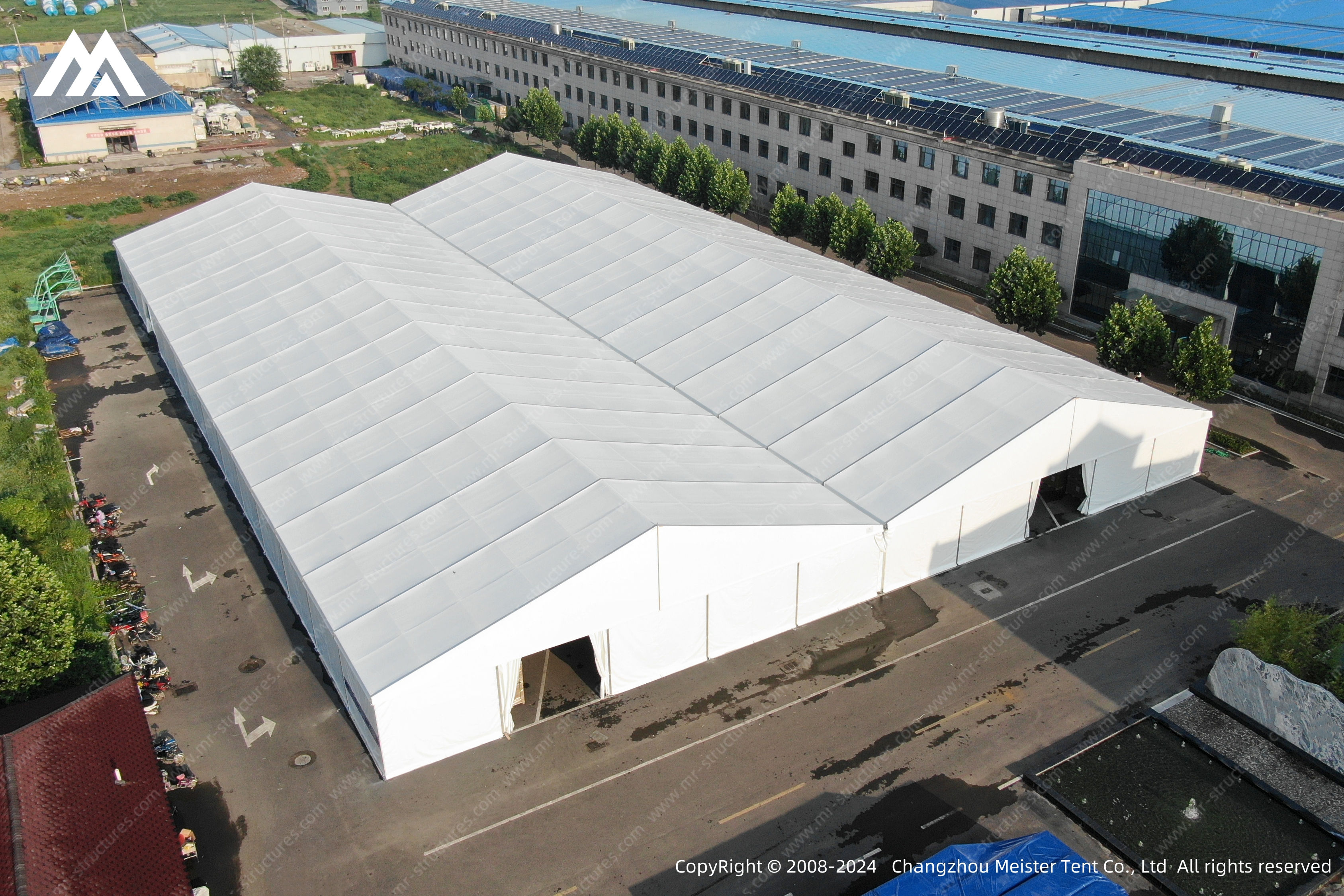 Large Temporary Storage Aluminum Tent